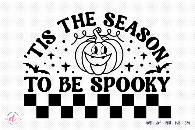 Retro Halloween SVG - Tis the Season to Be Spooky SVG CraftLabSVG 