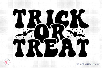 Retro Halloween SVG - Trick or Treat SVG SVG CraftLabSVG 