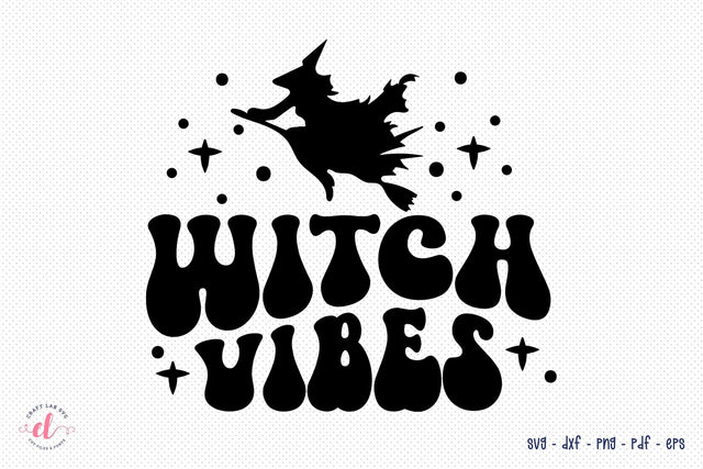 Retro Halloween SVG, Witch Vibes SVG SVG CraftLabSVG 