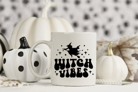Retro Halloween SVG, Witch Vibes SVG SVG CraftLabSVG 