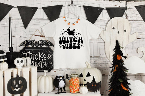 Retro Halloween SVG, Witch Vibes SVG SVG CraftLabSVG 