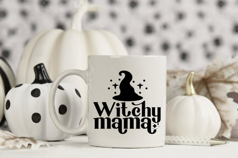 Retro Halloween SVG - Witchy Mama SVG SVG CraftLabSVG 