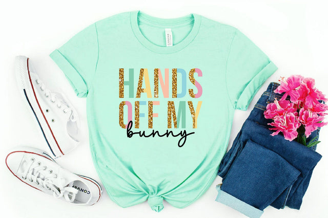 Retro Hands off my bunny Sublimation Sublimation SVGista 