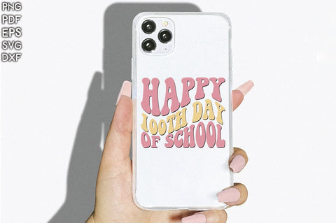Retro Happy 100Th Day Of School Sublimation Creativeart88 