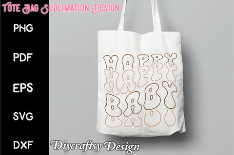 Retro Happy Baby Sublimation Vol-2 Sublimation Creativeart88 