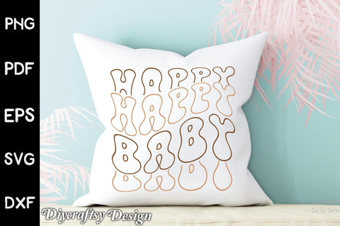 Retro Happy Baby Sublimation Vol-2 Sublimation Creativeart88 