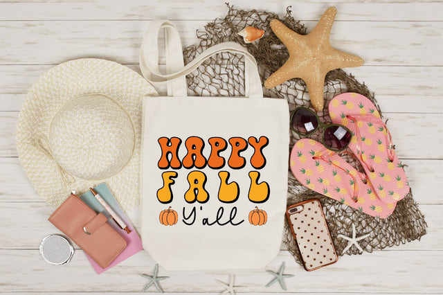 Retro happy fall y all SVG SVG SVGista 