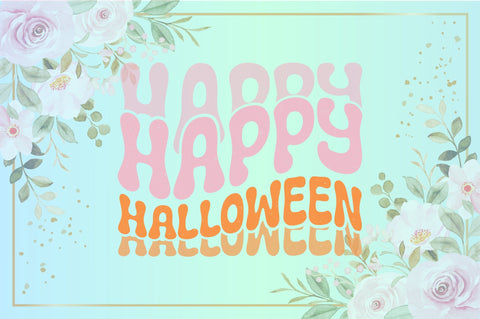 Retro Happy Halloween Sublimation Sublimation Creativeart88 