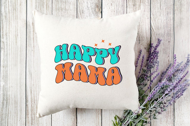 Retro Happy mama SVG SVGista 