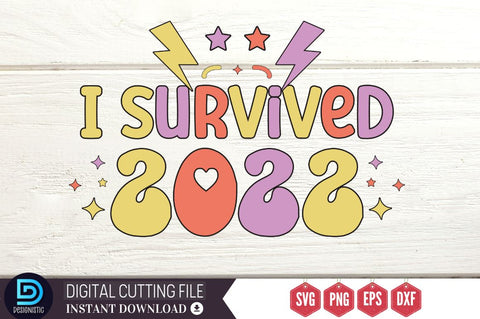 Retro Happy New Year SVG Bundle SVG DESIGNISTIC 