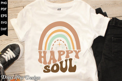 Retro Happy Soul Sublimation Sublimation Creativeart88 