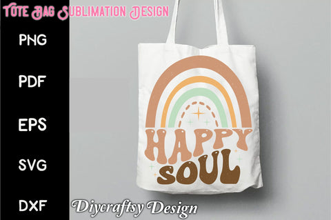 Retro Happy Soul Sublimation Sublimation Creativeart88 