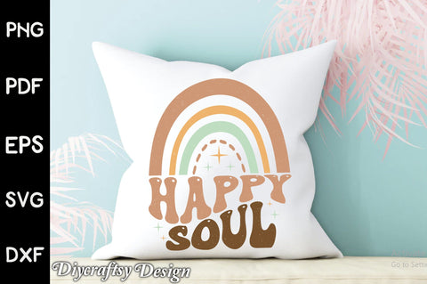 Retro Happy Soul Sublimation Sublimation Creativeart88 