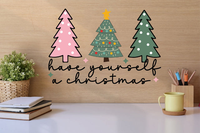 Retro Have YourSelf A Christmas sublimation Sublimation SVGista 