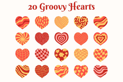 Retro Hearts Sublimation Rin Green 