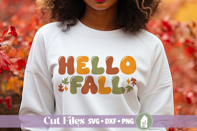 Retro Hello Fall SVG SVG LilleJuniper 