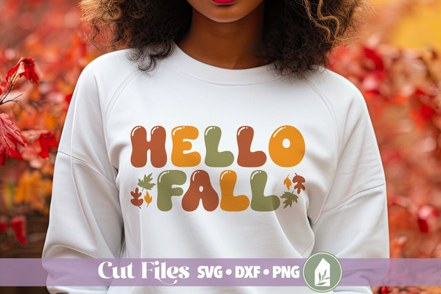 Retro Hello Fall SVG SVG LilleJuniper 
