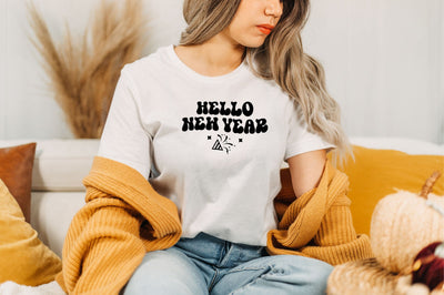 Retro hello new year SVG SVGista 