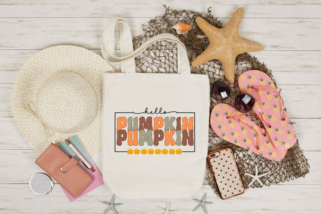 Retro Hello pumpkin Svg SVG SVGista 