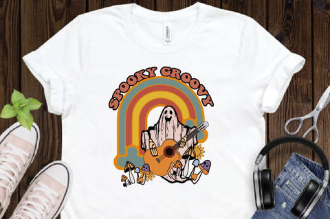 Retro Hippie Halloween Bundle Sublimation Creativeart88 