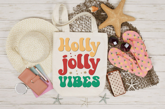 Retro Holly jolly Vibes SVG SVGista 