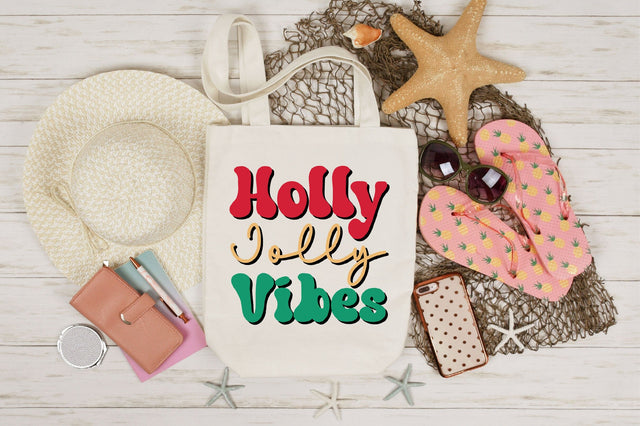 Retro Holly Jolly Vibes SVG SVGista 