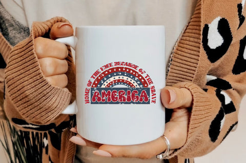 Retro Home Of The Free Because Of The Brave America Sublimation Sublimation Jagonath Roy 