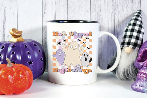 Retro Hot Ghoul Halloween Sublimation Sublimation Creativeart88 