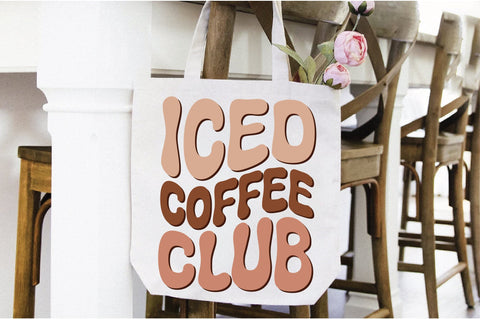 Retro Iced Coffee Club Svg Vol-1 SVG Creativeart88 