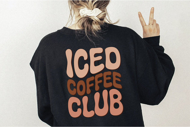Retro Iced Coffee Club Svg Vol-1 SVG Creativeart88 