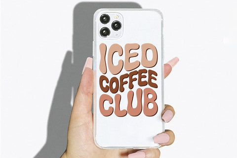 Retro Iced Coffee Club Svg Vol-1 SVG Creativeart88 