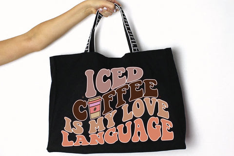 Retro Iced Coffee Is My Love Language Svg Vol-1 SVG Creativeart88 