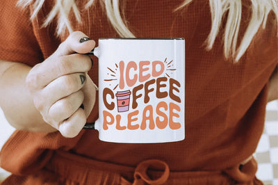 Retro Iced Coffee Please Svg Vol-1 SVG Creativeart88 