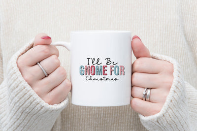 Retro I'll Be Gnome for Christmas SVG SVGista 