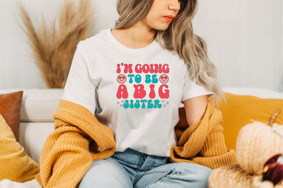 Retro i'm going to be a big sister SVG SVGista 