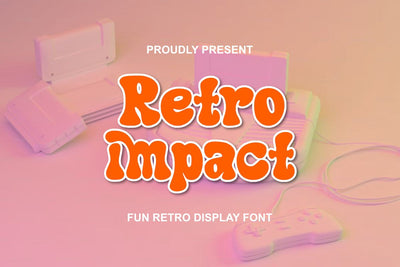 Retro Impact - Fun Retro Font Font Masyafi Studio 
