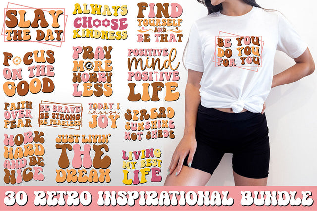Retro Inspirational Bundle SVG Rupkotha 