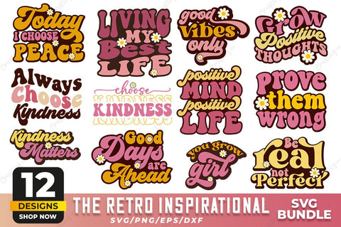 Retro Inspirational SVG Bundle SVG SH_Tee store 