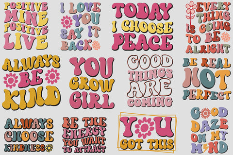 Retro Inspirational Svg Bundle SVG SVGista 