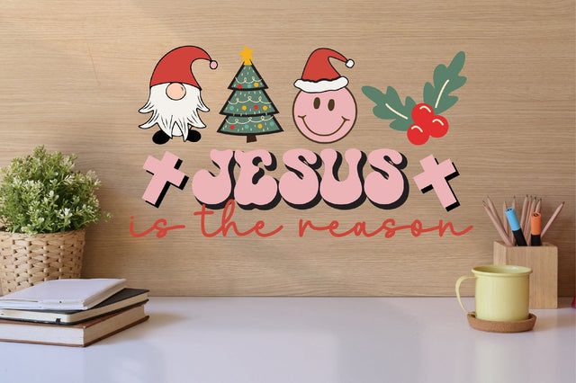 Retro jesus is the reason sublimation Sublimation SVGista 