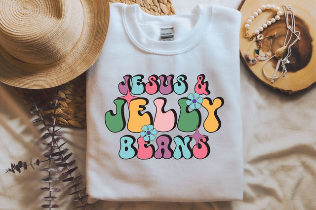 Retro Jesus & jelly beans SVG SVG SVGista 