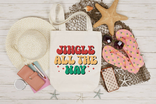 Retro jingle All The Way SVG SVGista 