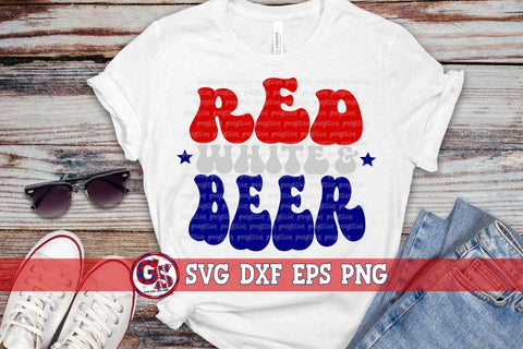 Retro July 4th Bundle SVG DXF EPS PNG SVG Greedy Stitches 