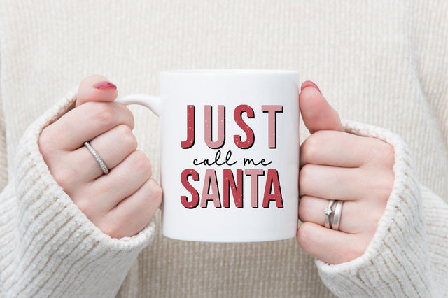 Retro Just call me santa SVG SVGista 