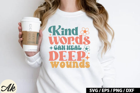 Retro Kindness Quotes SVG Bundle SVG akazaddesign 