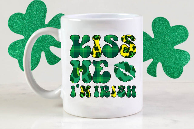 Retro Kiss me i'm irish Sublimation Sublimation SVGista 