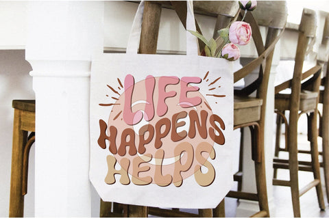 Retro Life Happens Helps Svg Vol-1 SVG Creativeart88 