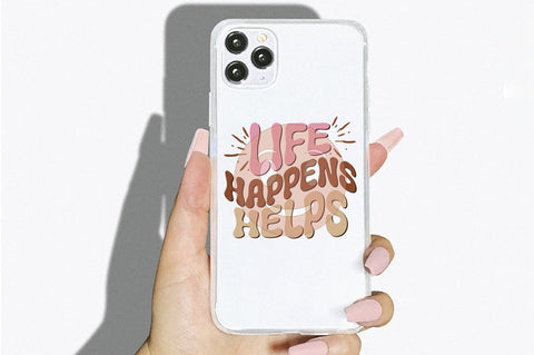 Retro Life Happens Helps Svg Vol-1 SVG Creativeart88 