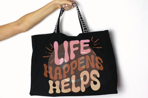 Retro Life Happens Helps Svg Vol-1 SVG Creativeart88 