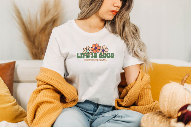 Retro Life is good keep it colorful Sublimation SVG SVGista 